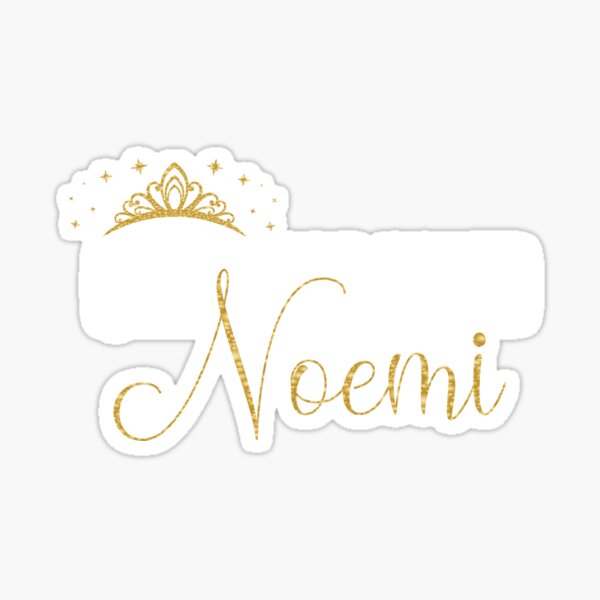 Noemi Name Stickers Redbubble