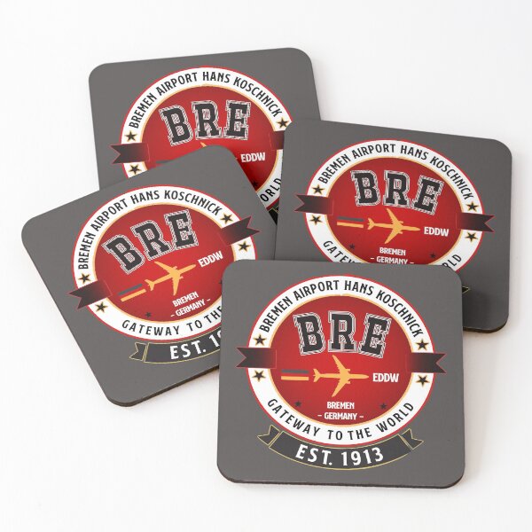 Item preview, BRE Bremen Airport Germany - Vintage Style designed and sold by FouDeeziner.