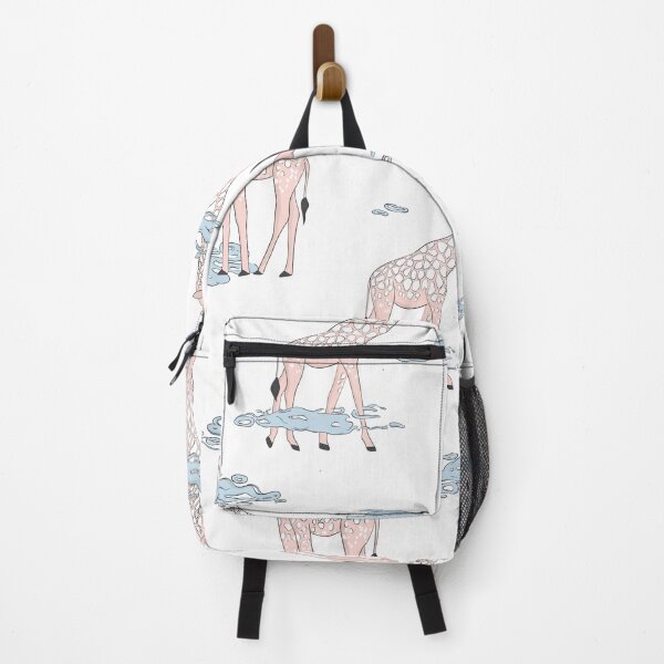 Item preview, Giraffe in clouds nursery print designed and sold by Milatoo.