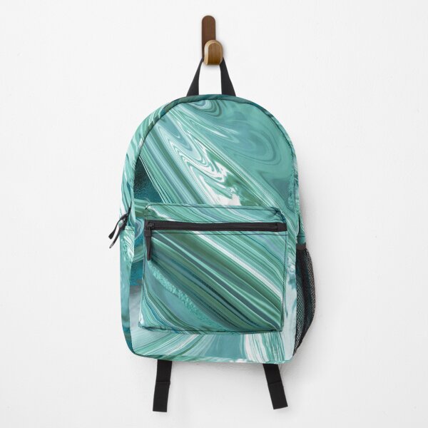 Item preview, Liquid Blues & Green Abstract Art designed and sold by ReesDesigns.