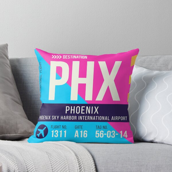Artikelvorschau, Stilvoller Gepäckanhänger des Flughafens Phoenix (PHX) entworfen und verkauft von SLAG-Creative.