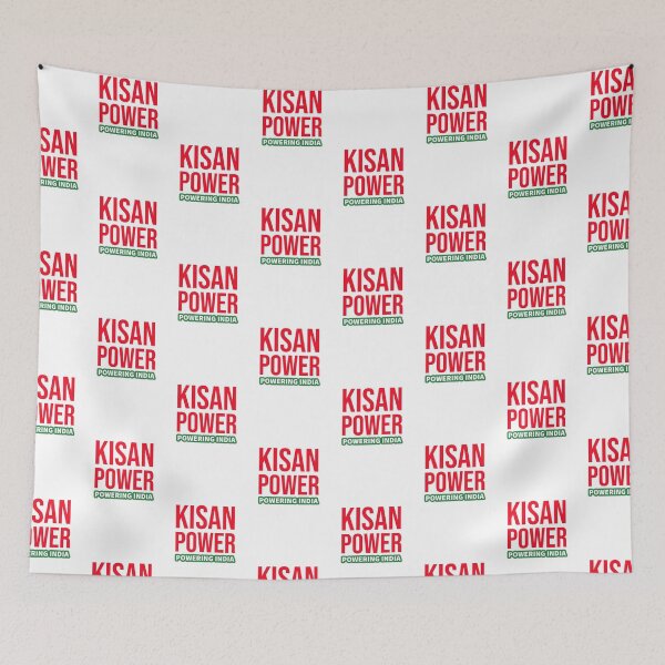 Item preview, Kisan Power Powering India - White designed and sold by simpleones.