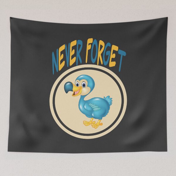Item preview, Funny Dodo Bird Never Forget Extinct Animal Birding designed and sold by TopTeeShop.