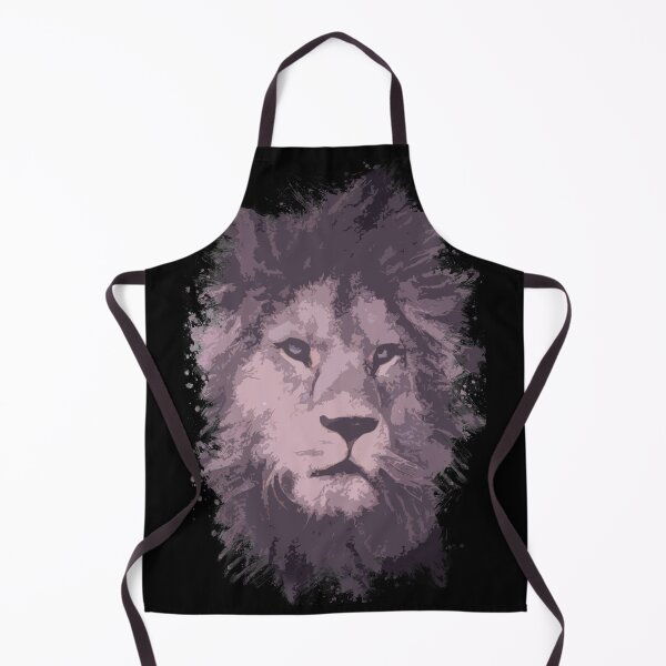Item preview, Save the LIONS Abstract Purple Surreal Lion Head Portrait for Animal Lovers designed and sold by Naumovski.