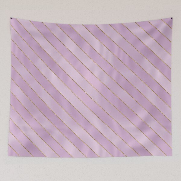 Item preview, Chic Glitter Pinstriped Satin Ribbons in Lilac designed and sold by ReesDesigns.