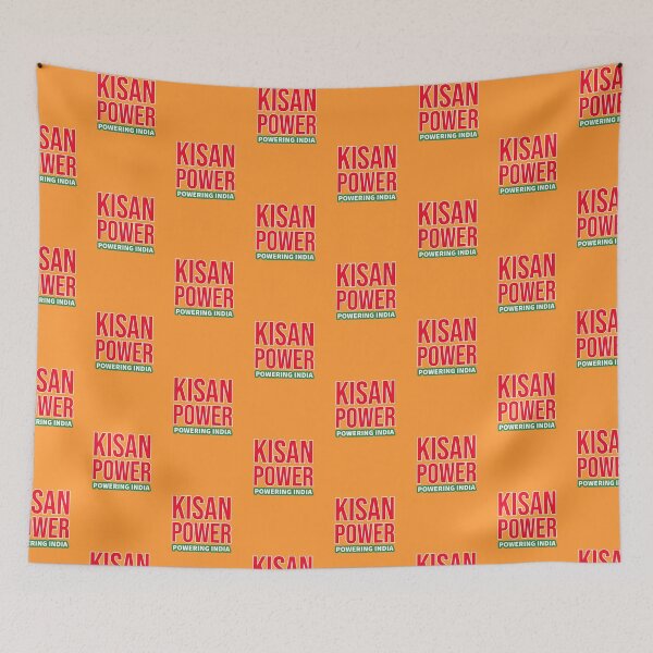 Item preview, Kisan Power Powering India - Saffron designed and sold by simpleones.