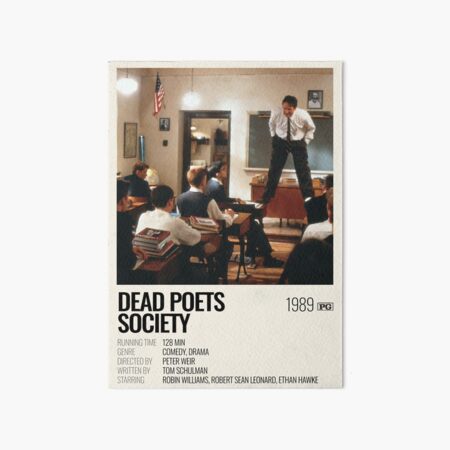 Item preview, Dead Poets Society (1989) movie poster designed and sold by sistertea.