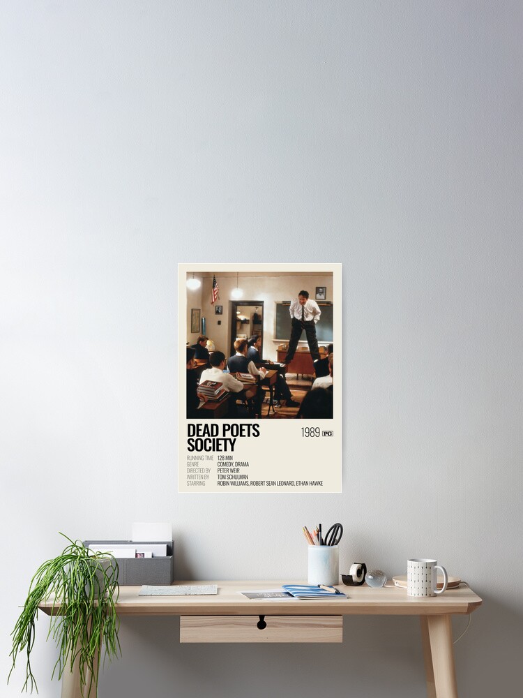 Thumbnail 2 of 3, Poster, Dead Poets Society (1989) movie poster designed and sold by sistertea.