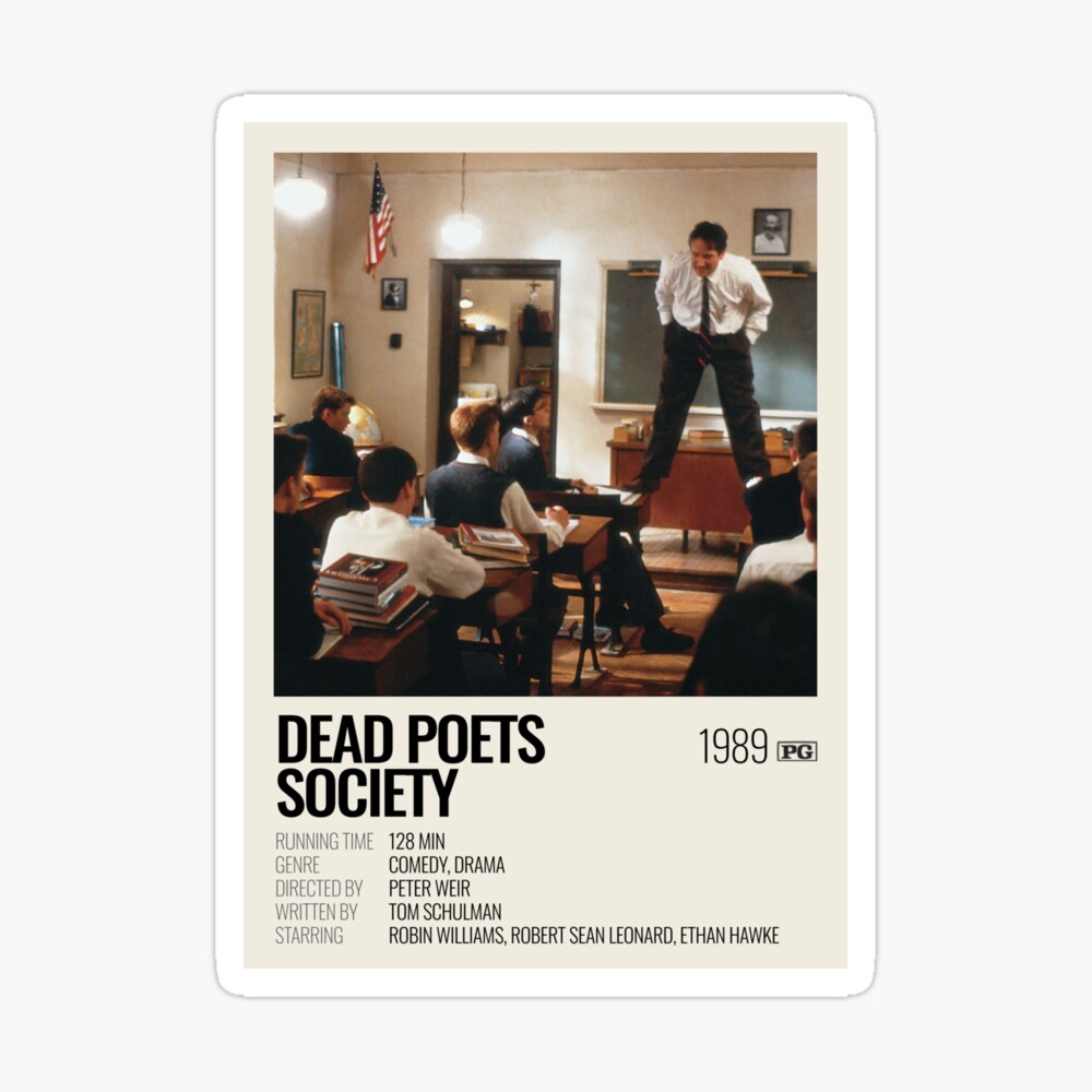 Dead Poets Society (1989) movie poster Poster