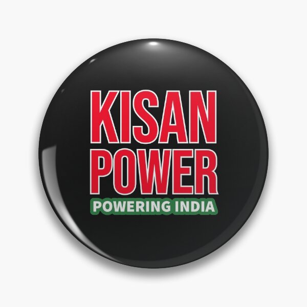 Item preview, Kisan Power Powering India - Black designed and sold by simpleones.