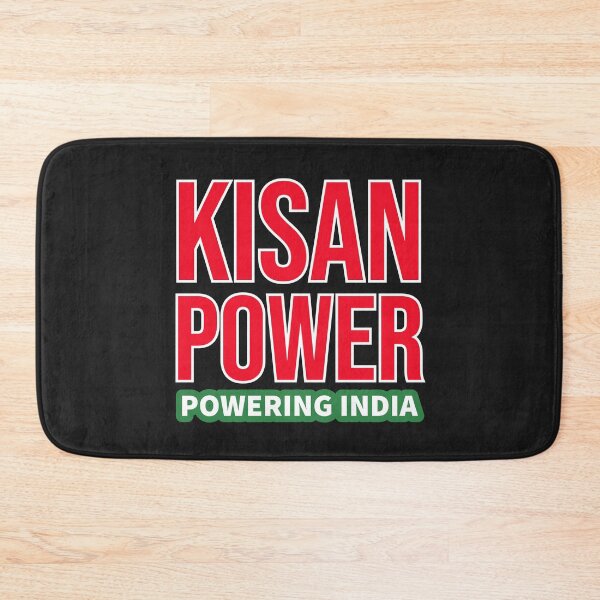 Item preview, Kisan Power Powering India - Black designed and sold by simpleones.
