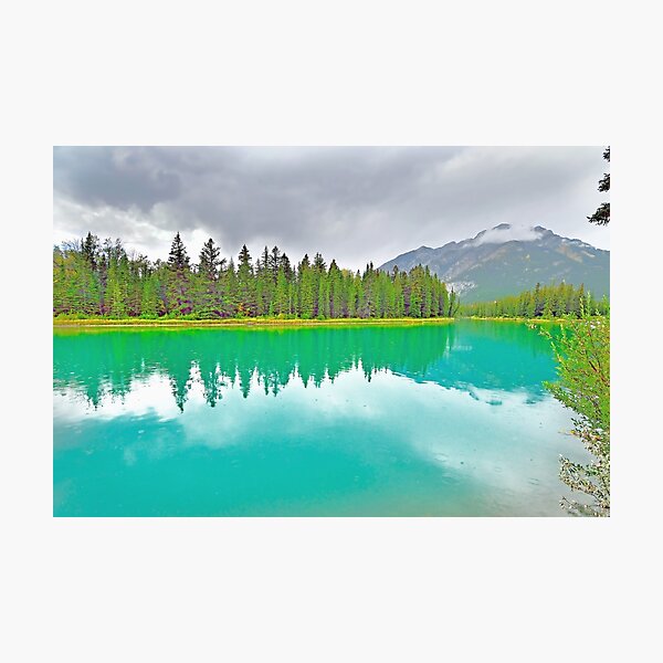 Bow River, Banff, Alberta, Canada Photographic Print