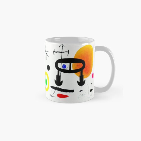 Joan Miró | 'I Never Learned How to Read' | Abstract Surrealism Classic Mug