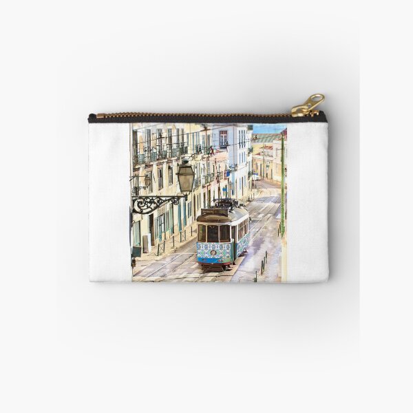 Item preview, Lisbon Tram with blue tile design on it designed and sold by Rrrainbow.