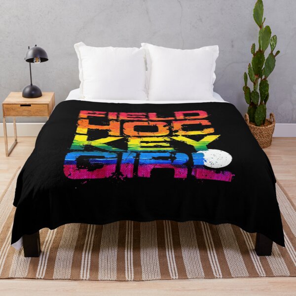 Item preview, Field Hockey Player Rainbow Design designed and sold by Kalli-design.