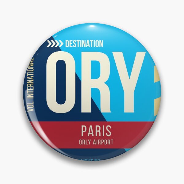 Item preview, Paris Orly Airport Stylish Luggage Tag (ORY) designed and sold by SLAG-Creative.