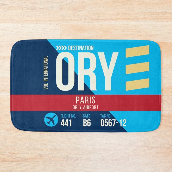 Item preview, Paris Orly Airport Stylish Luggage Tag (ORY) designed and sold by SLAG-Creative.