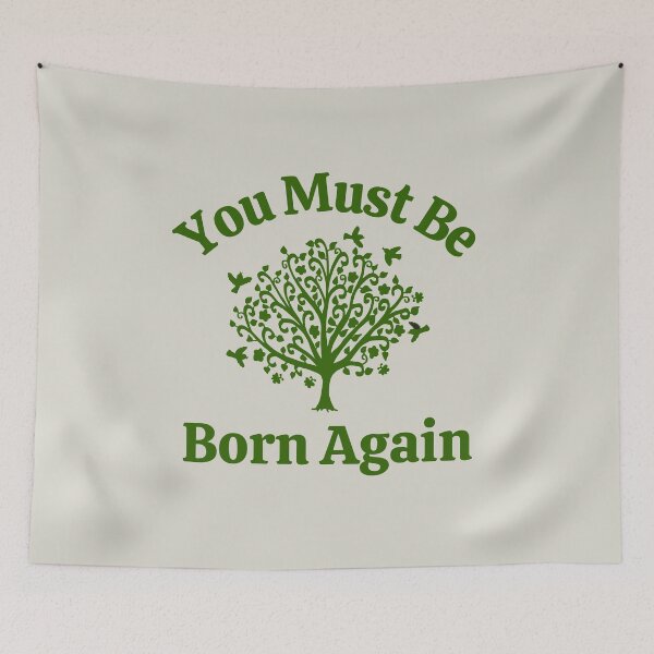 Item preview, You must be born again designed and sold by ModkMerch.