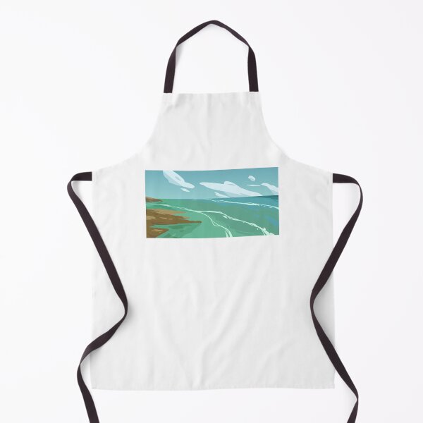 Item preview, Green Ocean and Yellow Beach designed and sold by FangsDesign.
