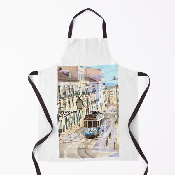 Item preview, Lisbon Tram with blue tile design on it designed and sold by Rrrainbow.