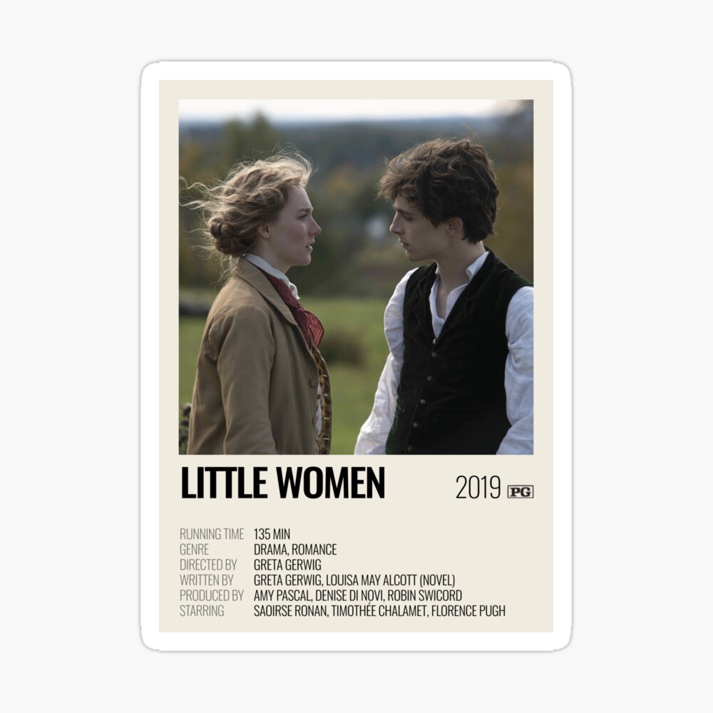 Little Women 2019- Movie Poster Art Board Print
