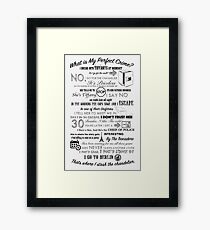 The Office: Dwight's Perfect Crime Framed Print