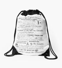 The Office: Dwight's Perfect Crime Drawstring Bag