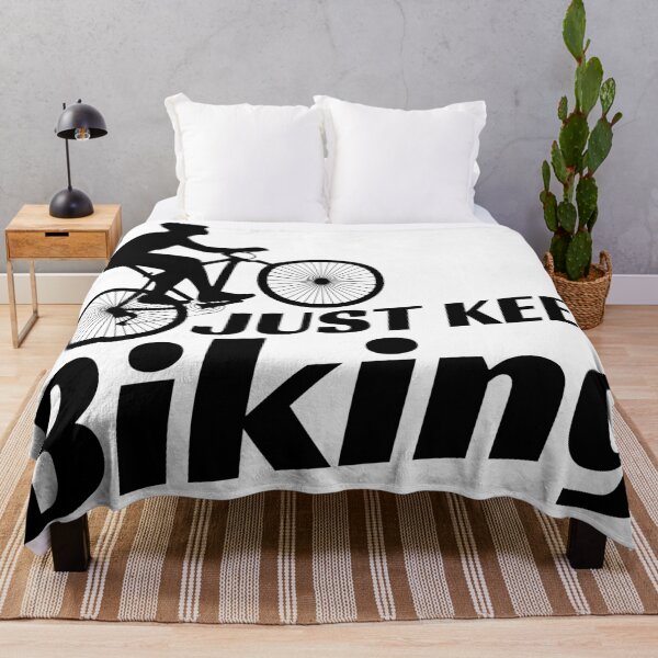 Item preview, Just Keep Biking designed and sold by BahiaStyle.
