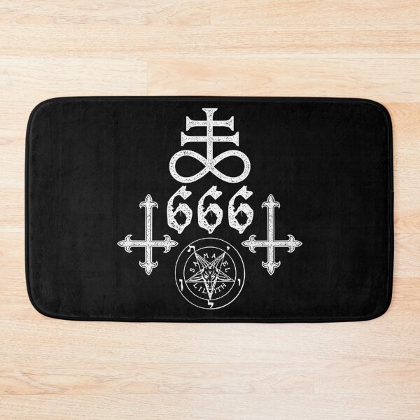Item preview, Satanic Symbols Leviathan Cross Satan 666 designed and sold by h44k0n.