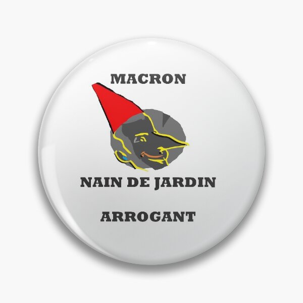 Artikelvorschau, Macron Nain de Jardin Arrogant entworfen und verkauft von JeanJohnJohn.