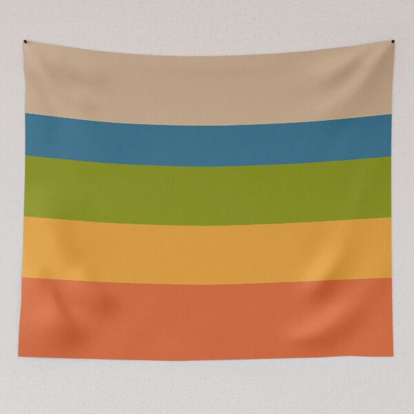 Item preview, Retro color stripes, 1900's retro colors designed and sold by Sasas Design.