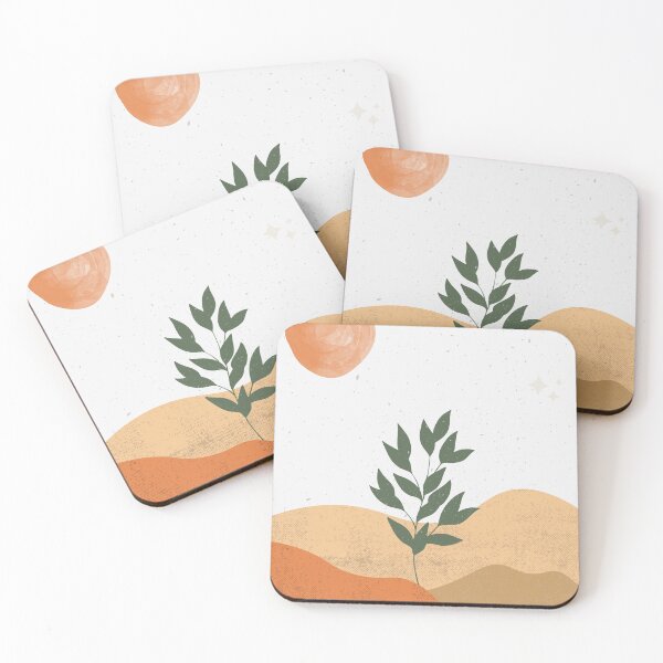 Item preview, Minimalist Illustration Grey World Orange Sun designed and sold by A. P..