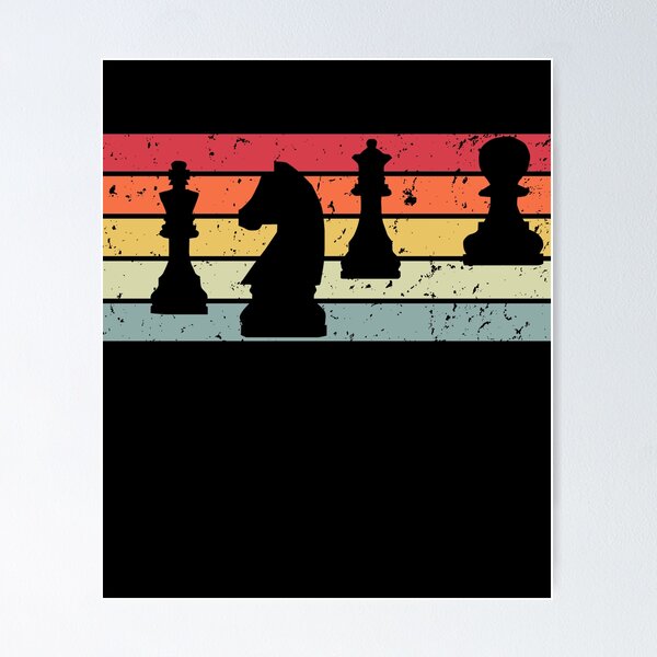 Wall Art Print, 1966 Set of Chess Pieces Patent