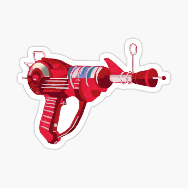 ray gun Sticker