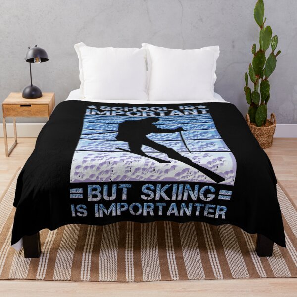 Item preview, School Is Important But Skiing Is Importanter Ski Lovers designed and sold by issambak.
