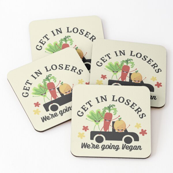 Item preview, Get in losers we're going vegan designed and sold by Nyanko-Sempai.