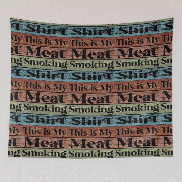 Item preview, This Is My Meat Smoking (BBQ) Funny illustration Gift designed and sold by KO-Design.