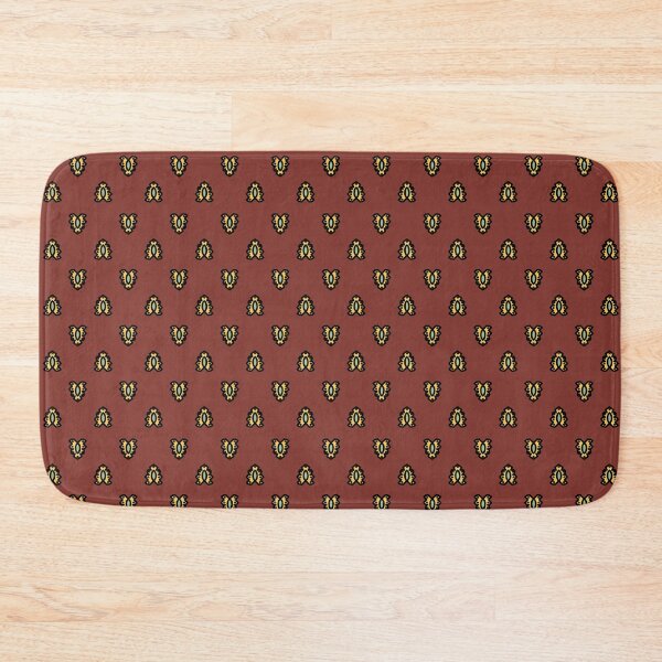 Item preview, Traditional Provencal pattern on a red clay brick background designed and sold by Joie-et-Poesie.