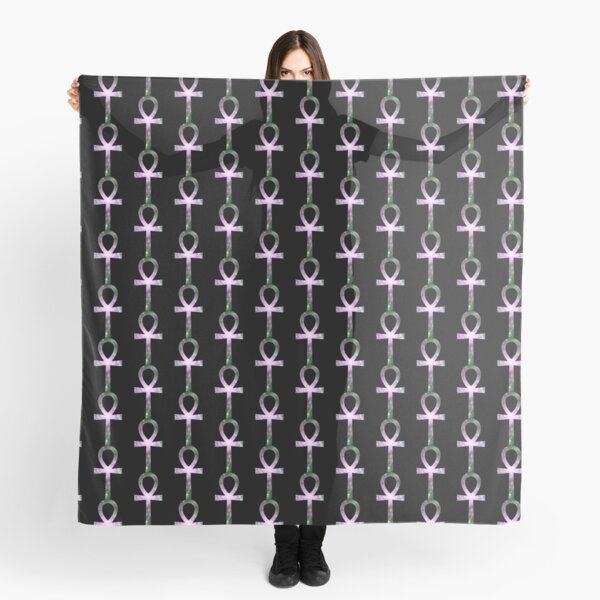 Whirlpool Galaxy Purple Green | Ankh Scarf