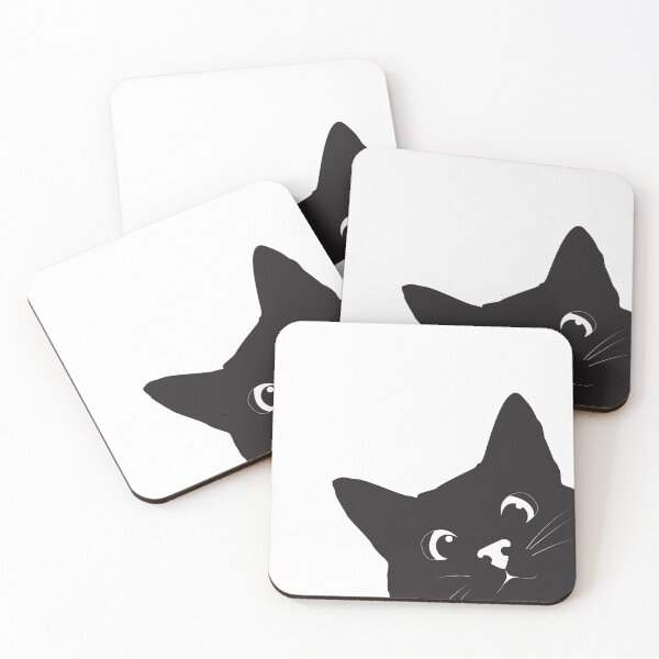 Item preview, Black cat illustration designed and sold by AlexandraNN.