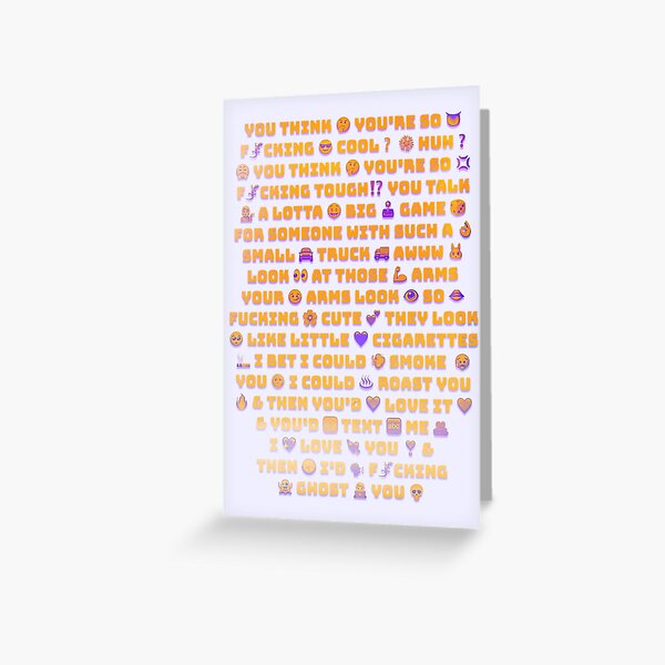 Copypasta Greeting Cards for Sale