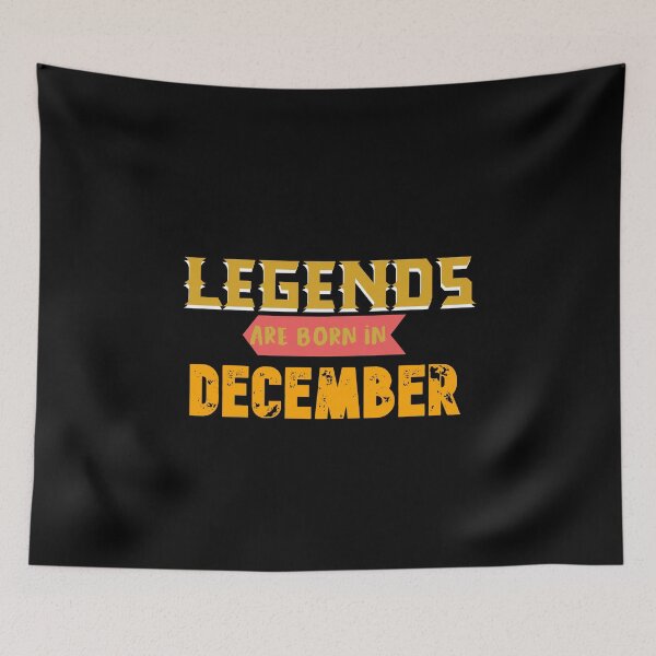 Item preview, Legends Are Born In December | December Birthday Quotes designed and sold by The Full Cart.