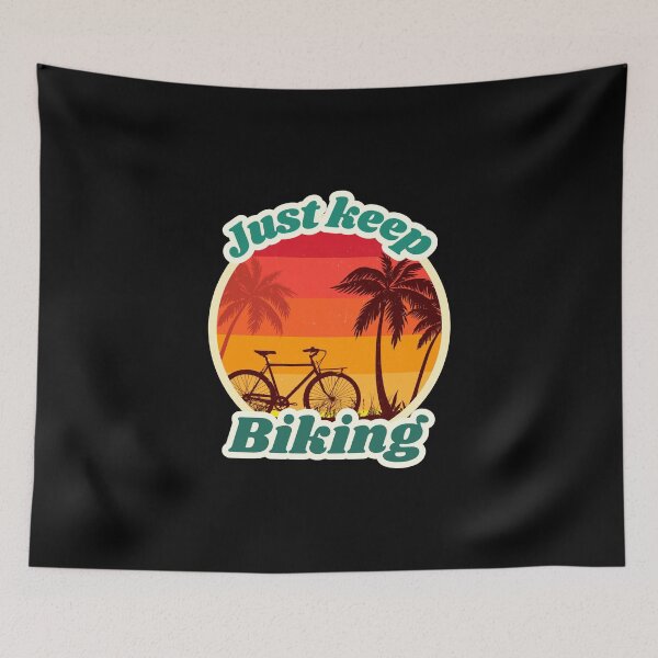 Item preview, Just Keep Biking designed and sold by MariusMunteanu.