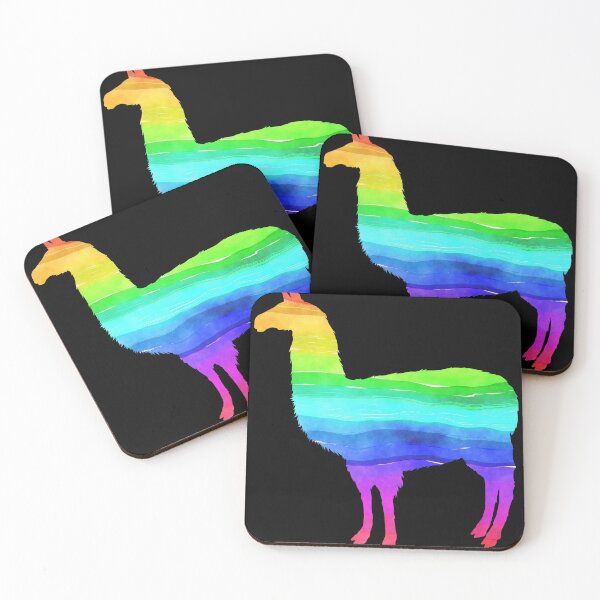 Item preview, Tie dye llama designed and sold by Funtastic-GOODS.