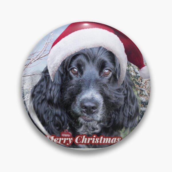 Item preview, Merry Christmas cocker spaniel  designed and sold by MadebymelissaUK.