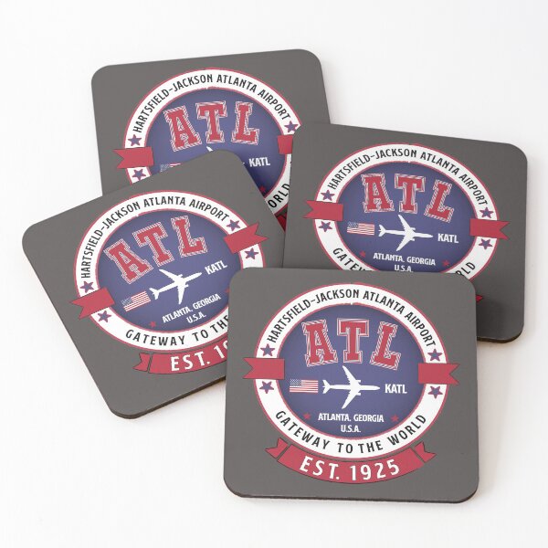 Item preview, ATL Hartsfield-Jackson International Atlanta Airport - Vintage Style designed and sold by FouDeeziner.