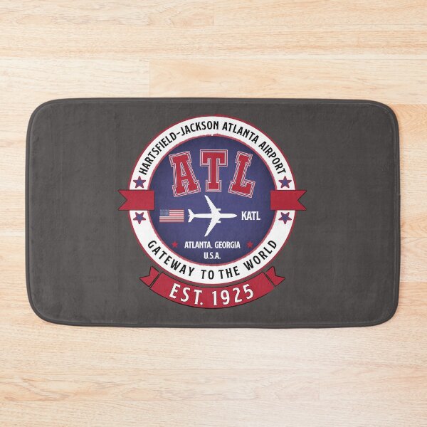 Item preview, ATL Hartsfield-Jackson International Atlanta Airport - Vintage Style designed and sold by FouDeeziner.