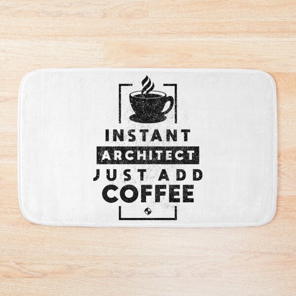 Item preview, Instant Architect Just Add Coffee - Distressed Urban Modern Typography On Light designed and sold by miftake.