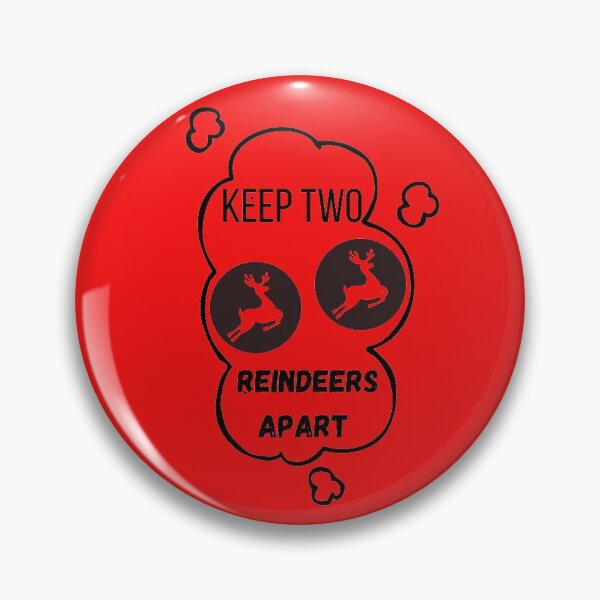 Item preview, Keep Two Reindeers Apart, Christmas Essential T-Shirt designed and sold by lhousshop.