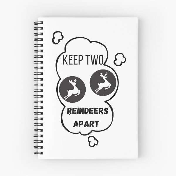 Item preview, Keep Two Reindeers Apart, Christmas Essential T-Shirt designed and sold by lhousshop.